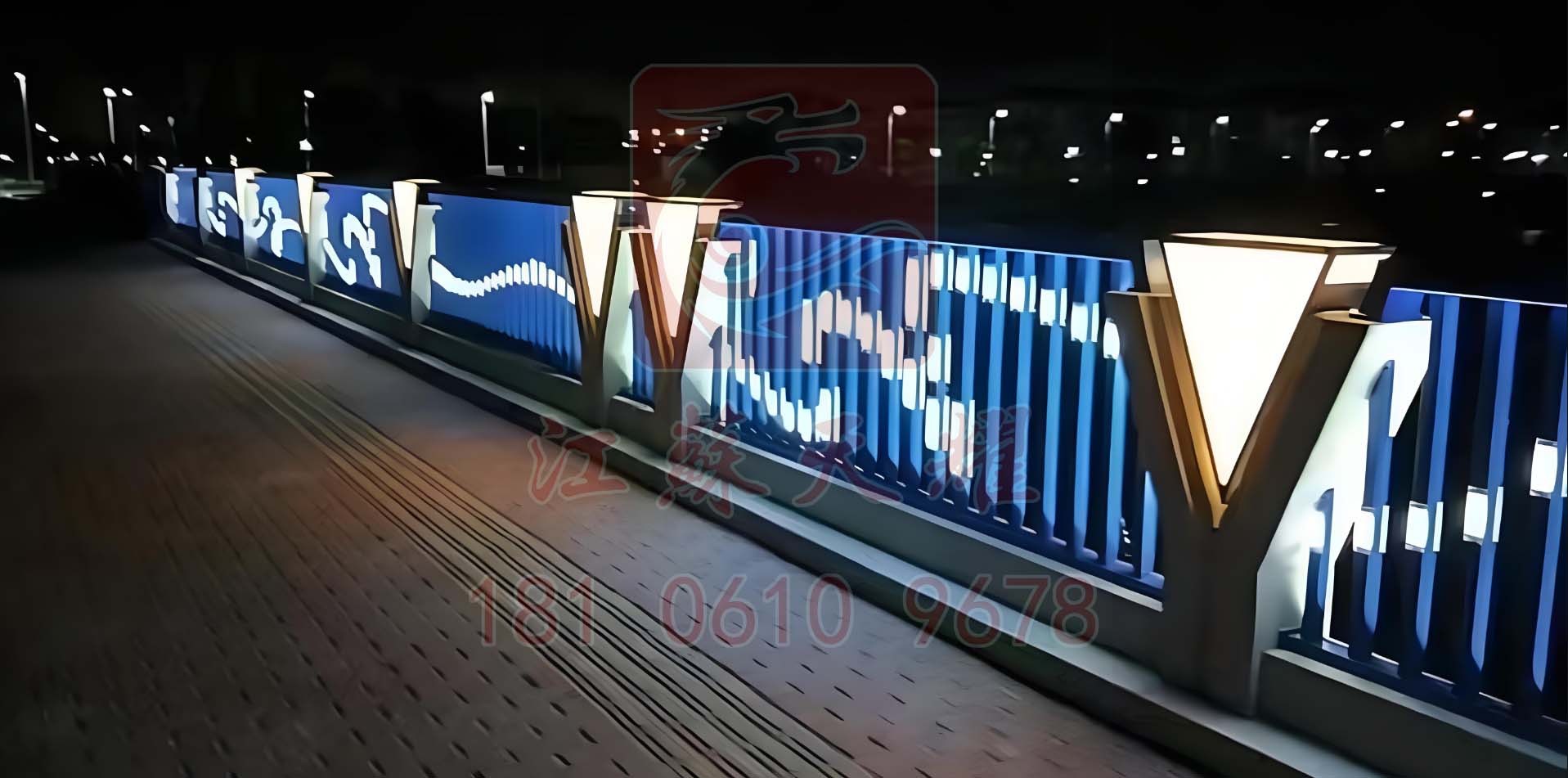 赠送安装赠送运输-景观护栏-河道护栏-灯光护栏